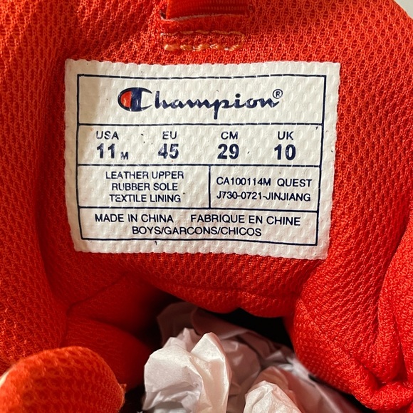 Champion Quest High Top Trail Sneakers Size 11 in Tan and Natural. NWT - Picture 10 of 11